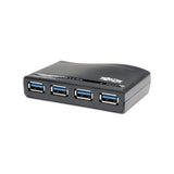 Usb 3.0 Superspeed Hub, 4 Ports, Black