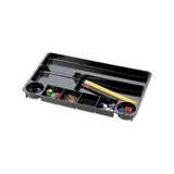 Recycled Drawer Organizer, Nine Compartments, Plastic, 14 X 9 X 1 1-8