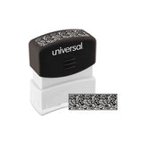 Security Stamp, Obscures Area 9-16 X 1 11-16, Black