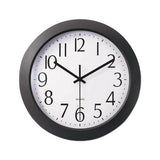 Whisper Quiet Clock, 12" Overall Diameter, Black Case, 1 Aa (sold Separately)