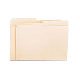 Top Tab Manila File Folders, 1-2-cut Tabs, Assorted Positions, Letter Size, 11 Pt. Manila, 100-box