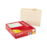 Top Tab Manila File Folders, 1-5-cut Tabs, Assorted Positions, Letter Size, 11 Pt. Manila, 100-box