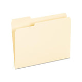 Interior File Folders, 1-3-cut Tabs, Letter Size, Manila, 100-box