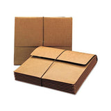 Extra Wide Expanding Wallets, 5.25" Expansion, 1 Section, Legal Size, Redrope