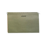 Box Bottom Hanging File Folders, Legal Size, 1-5-cut Tab, Standard Green, 25-box
