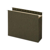 Hanging Box Bottom File Pockets, Letter Size, Standard Green, 10-box