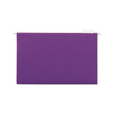 Deluxe Bright Color Hanging File Folders, Legal Size, 1-5-cut Tab, Violet, 25-box