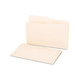 Top Tab Manila File Folders, 1-2-cut Tabs, Assorted Positions, Legal Size, 11 Pt. Manila, 100-box