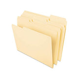 Deluxe Heavyweight File Folders, 1-3-cut Tabs, Legal Size, Manila, 50-pack
