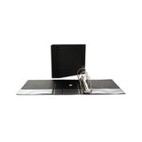 Deluxe Non-view D-ring Binder With Label Holder, 3 Rings, 5" Capacity, 11 X 8.5, Black