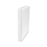 Slant-ring View Binder, 3 Rings, 1" Capacity, 11 X 8.5, White