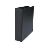 Deluxe Non-view D-ring Binder With Label Holder, 3 Rings, 2" Capacity, 11 X 8.5, Black