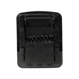 Fabric Panel Wall Clips, 25 Sheets, Black, 20-pack