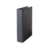 Deluxe Easy-to-open D-ring View Binder, 3 Rings, 1.5" Capacity, 11 X 8.5, Black