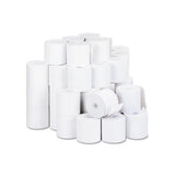 Impact & Inkjet Print Bond Paper Rolls, 0.5" Core, 2.75" X 190 Ft, White, 50-carton