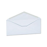 Business Envelope, #10, Monarch Flap, Gummed Closure, 4.13 X 9.5, White, 250-carton