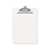 Plastic Clipboard With High Capacity Clip, 1" Capacity, Holds 8 1-2 X 11, Clear