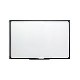 Dry Erase Board, Melamine, 36 X 24, Black Frame