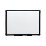 Dry Erase Board, Melamine, 24 X 18, Black Frame