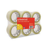 Deluxe General-purpose Acrylic Box Sealing Tape, 3" Core, 1.88" X 110 Yds, Clear, 6-pack