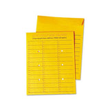 Deluxe Interoffice Press & Seal Envelopes, #97, Two-sided Three-column Format, 10 X 13, Brown Kraft, 100-box