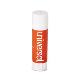 Glue Stick, 0.74 Oz, Applies And Dries Clear, 12-pack