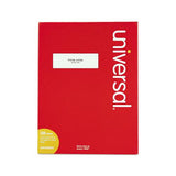White Labels, Inkjet-laser Printers, 1.33 X 4, White, 14-sheet, 250 Sheets-box