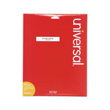 Self-adhesive Permanent File Folder Labels, 0.66 X 3.44, White, 30-sheet, 25 Sheets-box
