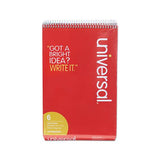 Steno Books, Gregg Rule, 6 X 9, Green Tint, 80 Sheets, 6-pack