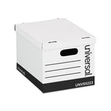 Basic-duty Easy Assembly Storage Files, Letter-legal Files, White, 12-carton