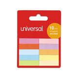 Self-stick Page Tabs, 1-2" X 2", Assorted Colors, 500-pack