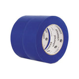 Premium Blue Masking Tape With Uv Resistance, 3" Core, 48 Mm X 54.8 M, Blue, 2-pack