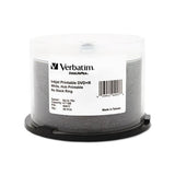 Inkjet Printable Dvd+r Discs, 4.7gb, 16x, Spindle, White, 50-pack
