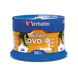 Dvd-r Disc, 4.7 Gb, 16x, White, 50-pk