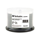 Dvd+r Dual Layer Recordable Disc, 8.5gb, 8x, Printable, Spindle, 50-pk
