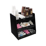 Vertical Condiment Organizer, 14 1-2w X 11 3-4d X 15h, Black