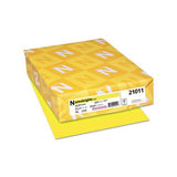 Color Paper, 24 Lb, 8.5 X 11, Lift-off Lemon, 500-ream