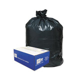 Linear Low-density Can Liners, 33 Gal, 0.63 Mil, 33" X 39", Black, 250-carton