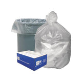 Waste Can Liners, 30 Gal, 8 Microns, 30" X 36", Natural, 500-carton