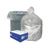 Waste Can Liners, 33 Gal, 9 Microns, 33" X 39", Natural, 500-carton
