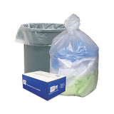 Can Liners, 60 Gal, 14 Microns, 38" X 60", Natural, 200-carton