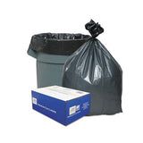Can Liners, 60 Gal, 1.55 Mil, 39" X 56", Gray, 50-carton