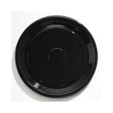 Caterline Casuals Thermoformed Platters, Pet, Black, 18" Diameter