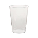 Comet Plastic Tumbler, 7 Oz., Clear, Tall, 25-pack