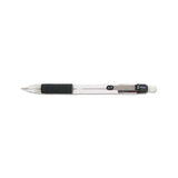 Z-grip Mechanical Pencil, 0.7 Mm, Hb (#2.5), Black Lead, Clear-black Grip Barrel, 24-pack