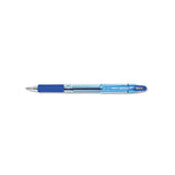 Jimnie Stick Gel Pen, Medium 0.7mm, Blue Ink, Smoke Barrel, Dozen